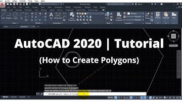 How to Create Polygons in AutoCAD 2020 | Tutorial