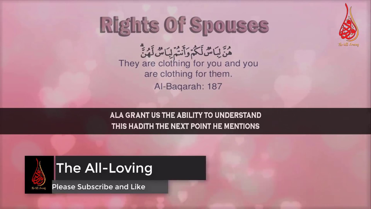 mufti menk whatsapp number The Rights That Strengthen The Marital Bond