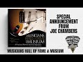 Musicians Hall of Fame &amp; Museum Founder/CEO has a special announcement.