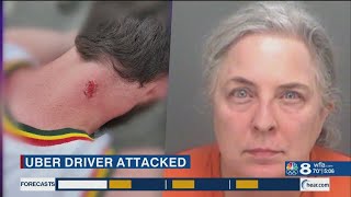 A Pinellas County woman is behind bars after deputies said she assaulted an Uber driver.