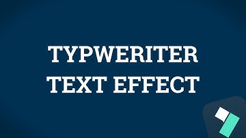 How To Add Typwriter Text On Filmora 14