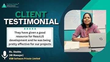 Client Testimonial - Shobha | VSM Software Private Limited | Techno Tackle Software Solutions