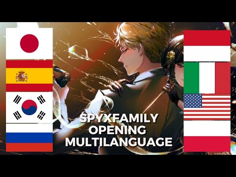 Spy x Family Multilanguage Opening / Mixed Nuts / 8 Languages - YouTube