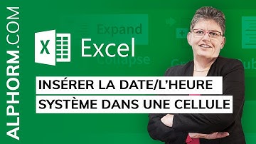 Formation EXCEL 2016 - Perfectionnement | Insérer la date/l’heure système dans une cellule