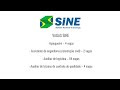 Vagas de Emprego - 18/05/2026