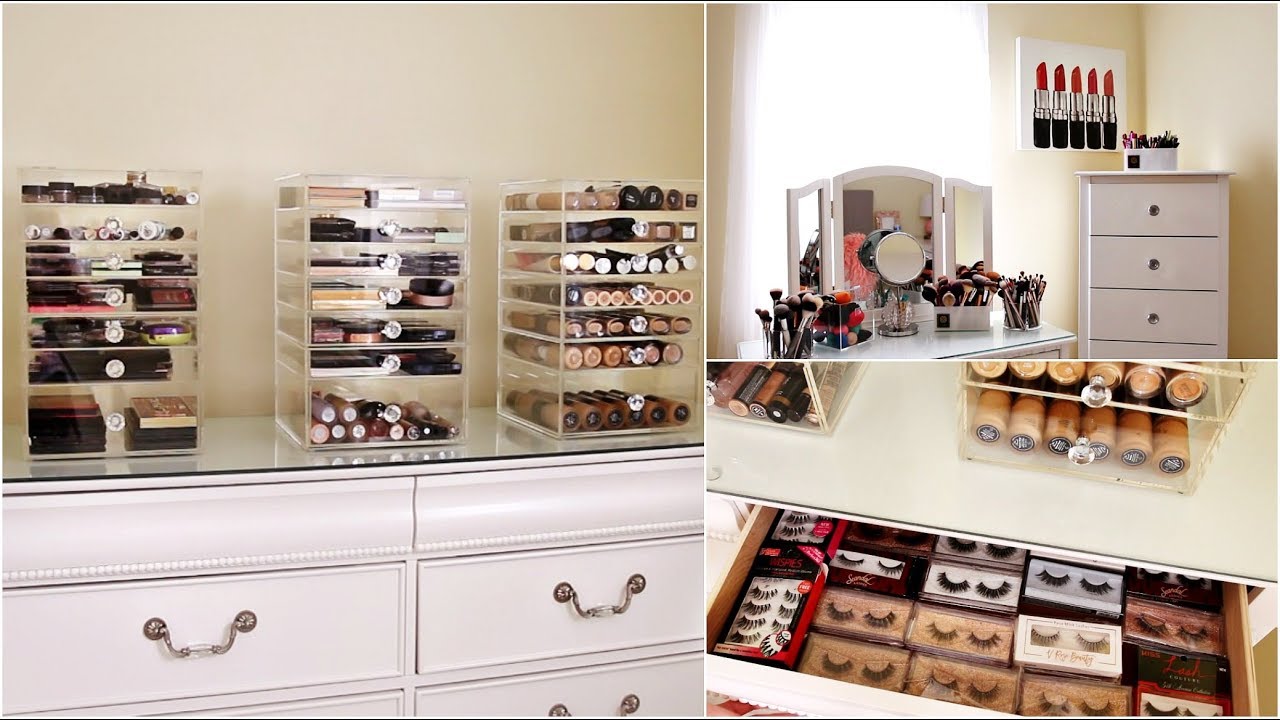 MAKEUP COLLECTION AND STORAGE 2018 | JuicyJas