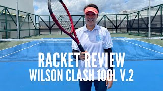 Wilson Clash 100L v2 - Tennis Racket Review (Coach Clare)