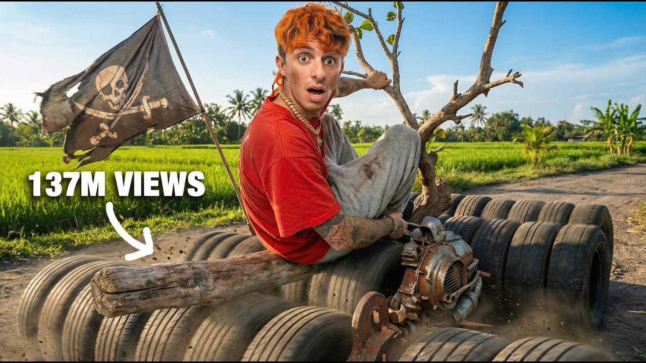 Вирусное видео с демонстрацией реальных автомобилей из "Безумного Макса" (Индонезия)