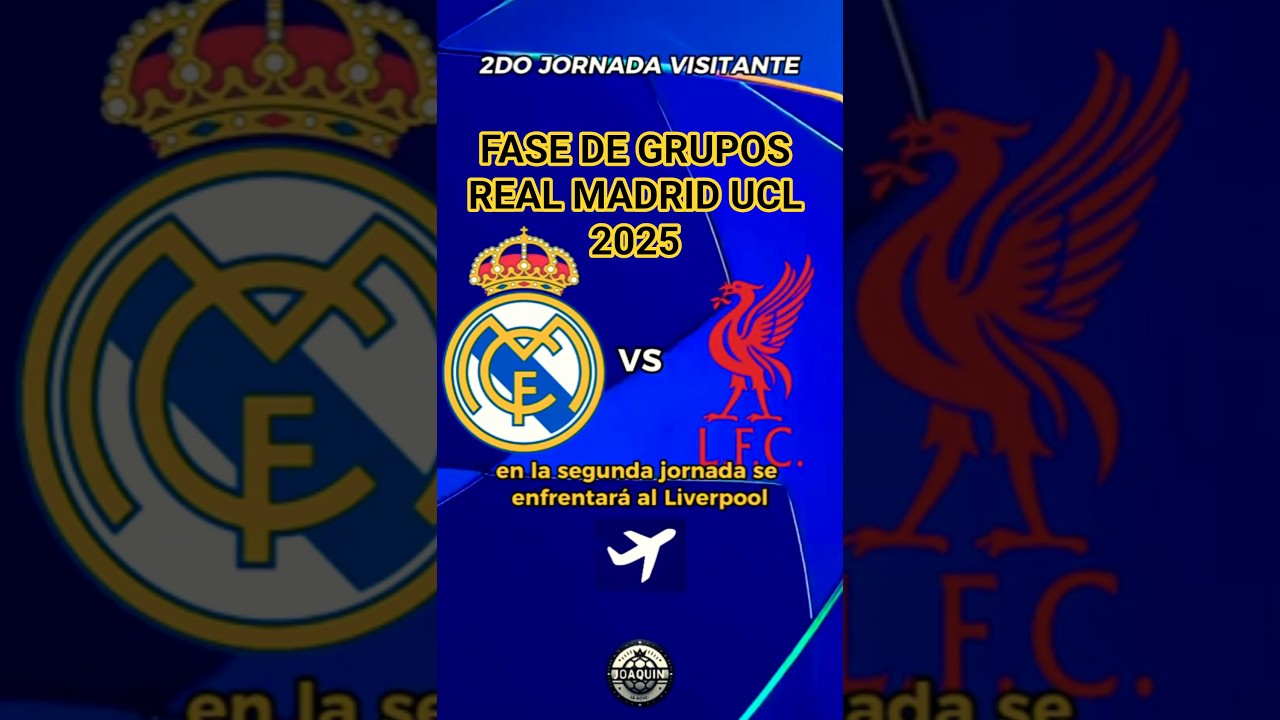 REAL MADRID FASE DE GRUPOS CHAMPIONS LEAGUE🏆⚽
