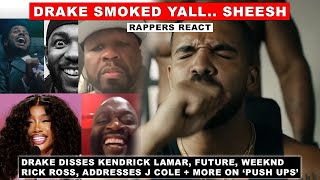 50 Cent Reacts as Drake “SMOKES” Kendrick Lamar, Rick Ross, Future, Weeknd, Metro: Rappers React