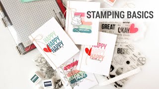 What Do You Need To Start Stamping - Stamping Basics, Essentials And Extras