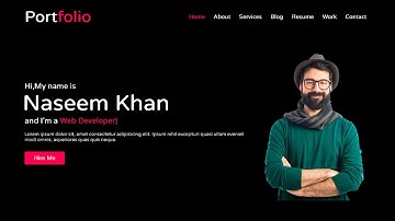 How To Make A Portfolio Website Using HTML CSS And JavaScript | Complete Responsive Website in Hindi
