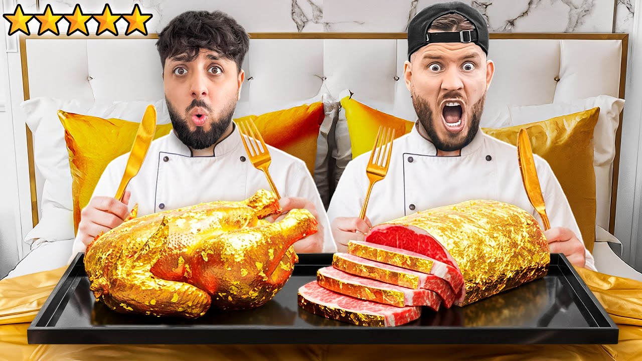 10.000€ LUXUS ESSEN für 18 YOUTUBER! 🤯🍽️ (PAULBERGER VILLA)