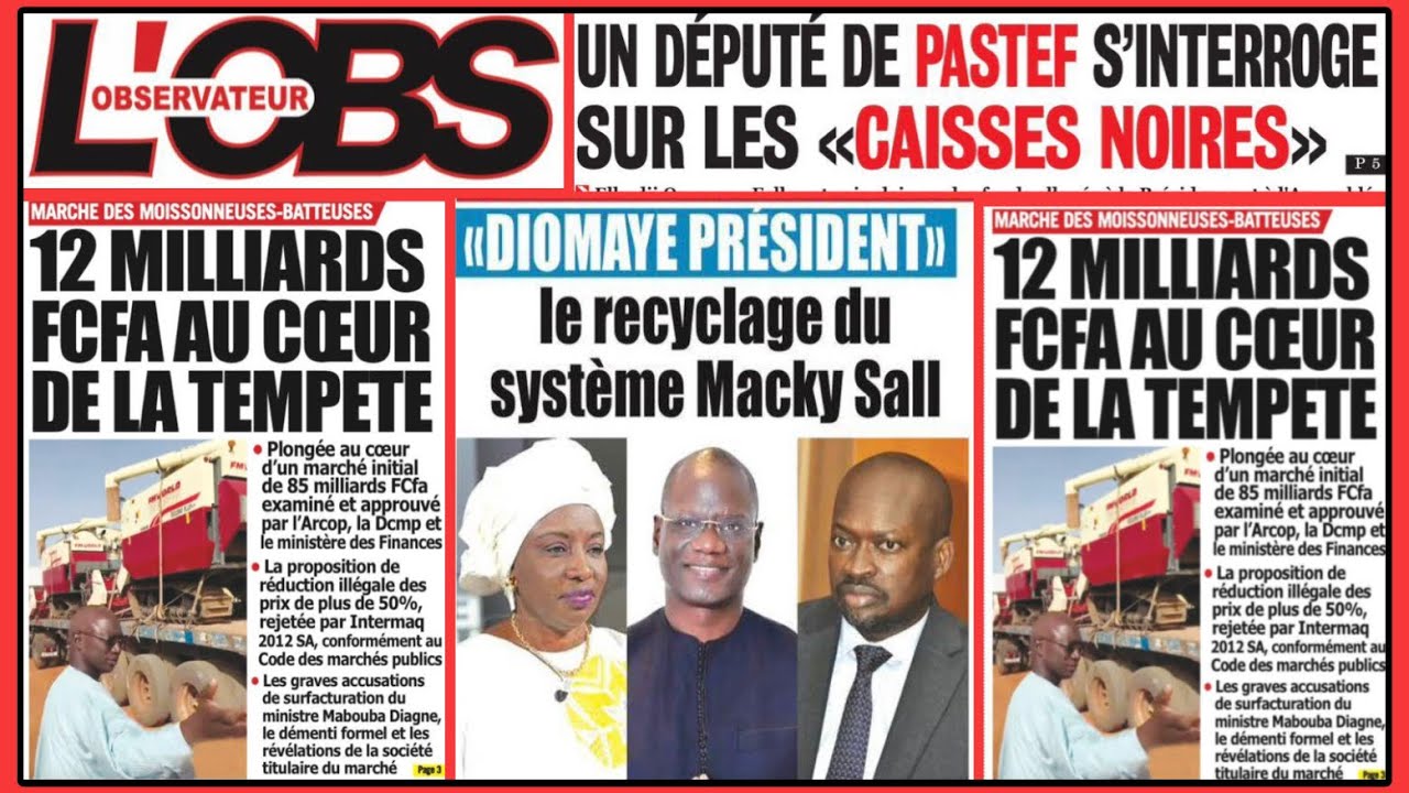 Revue de presse Mercredi 11 mars 2026 avec Mame khalifa 