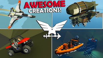 Crashing A Baby Zeppelin!  -  Stormworks Awesome Creations  -  Part 3