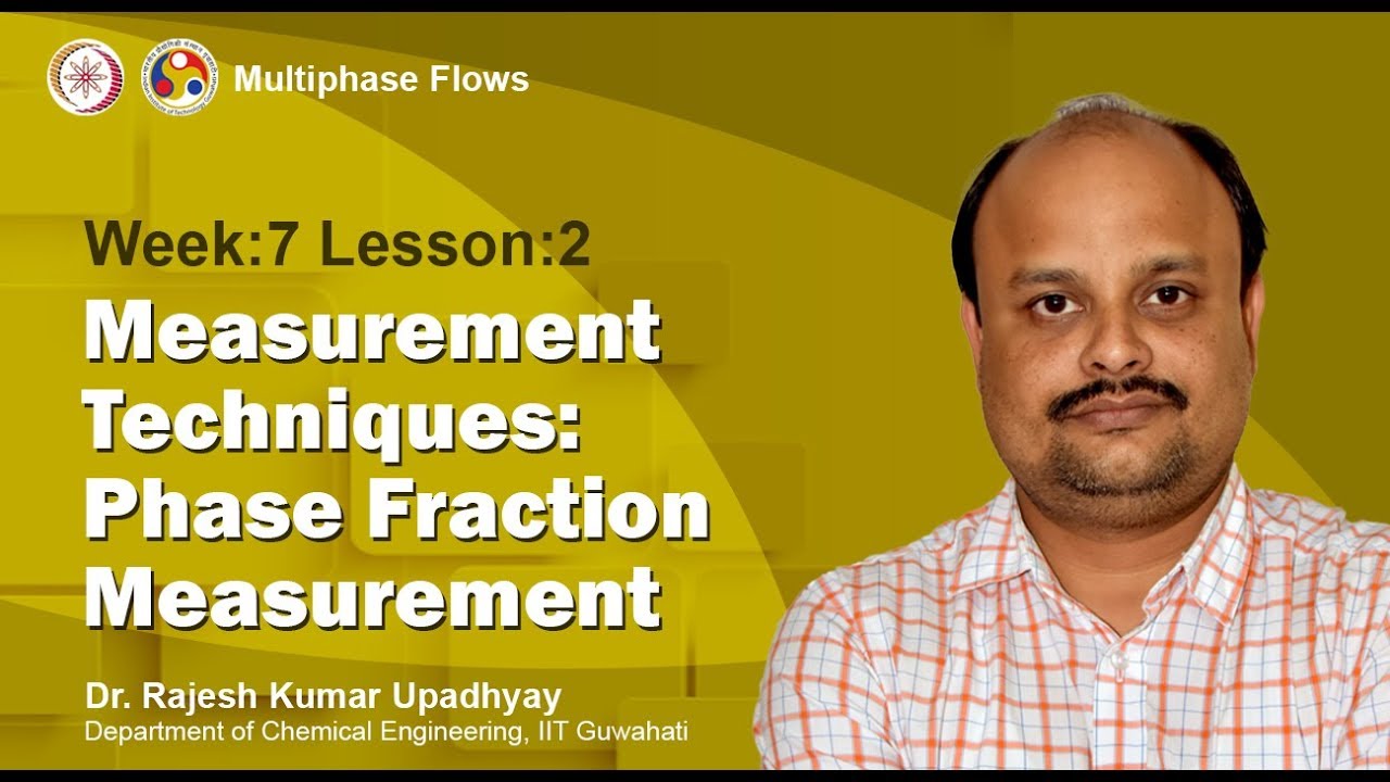 Lecture 18: Measurement Techniques: Phase Fraction Measurement