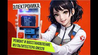 Электроника: Ремонт и восстановление мульти тестера GM328 | Замена V05, ATmega328 и ST7735S.
