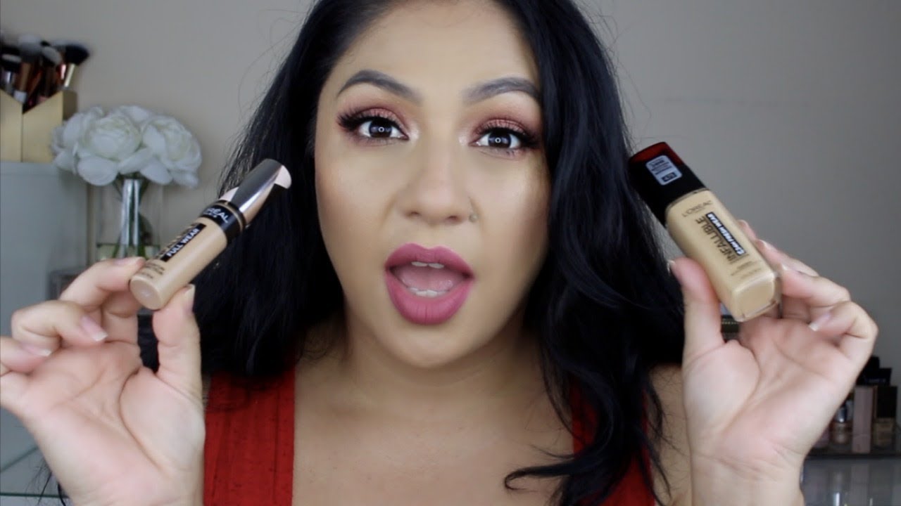*NEW* L'Oreal Foundation & Concealer  Wear TEST! | Gerel Matta