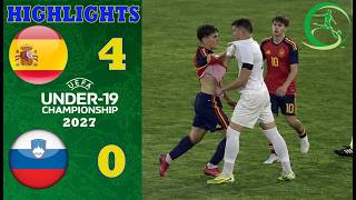 Spain vs Slovenia | Highlights & All Goal | Euro U19 - Qualification - Second stage | 26-3-2025