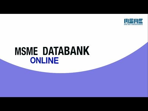 How to register on MSME DataBank?