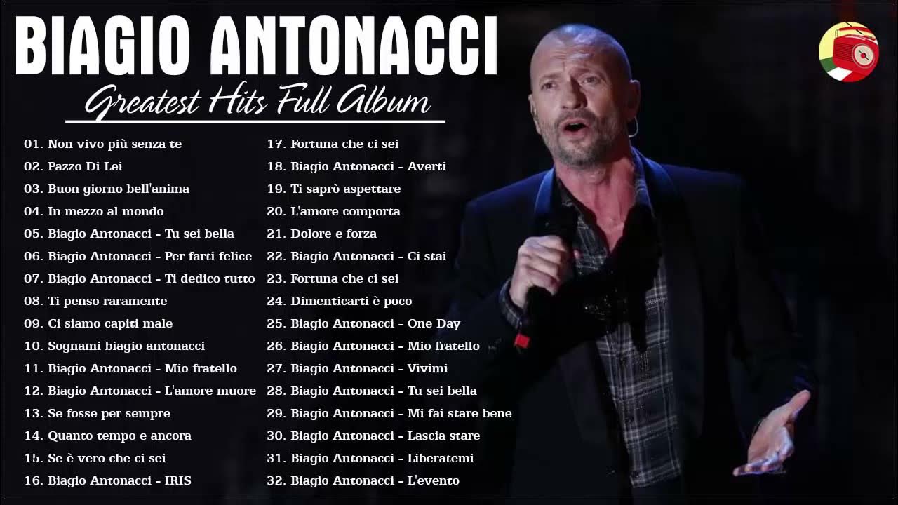 Biagio Antonacci I 20 Migliori Successi 2022 - Biagio Antonacci Tutte
