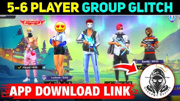 5-6 player group glitch 🤯 | free fire new glitch | 6 players wala group kaise banaen 🤨