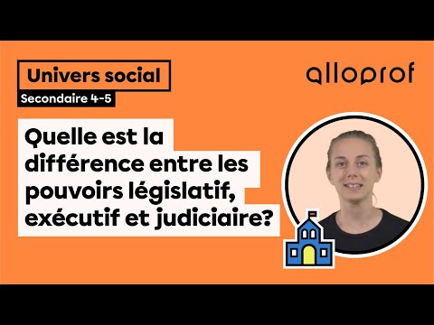 Vidéo: De quelle manière le pouvoir judiciaire contrôle-t-il le pouvoir de l'exécutif ?