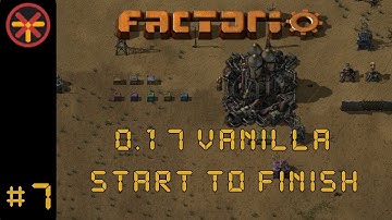 Factorio 0.17 Vanilla EP 7: Start To Finish - Our First Train! | Guide & Gameplay