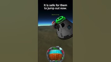 When you FORGET your Parachutes in #ksp #shorts