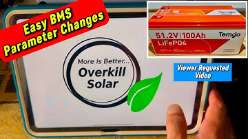 Using Overkill Solar App to Change Settings on a Jiabaida (JBD) BMS