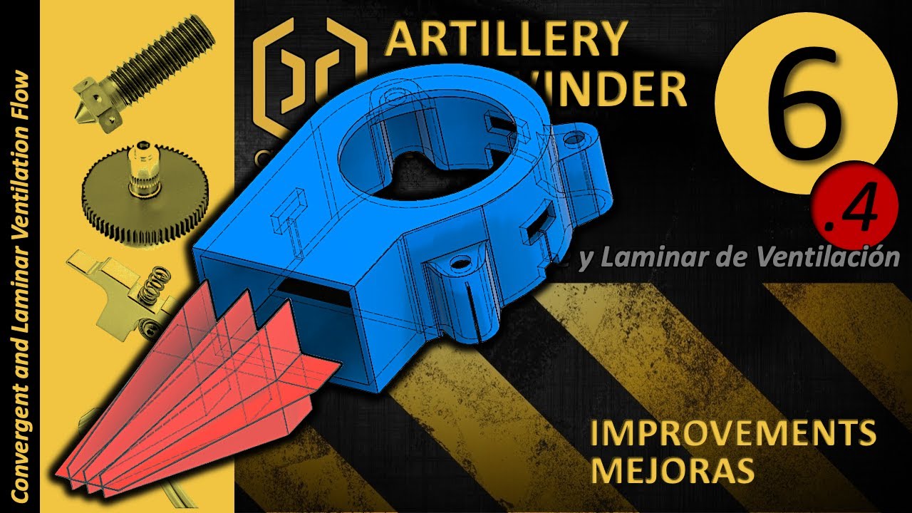 (6.4) Optimized Fan Duct, Artillery Sidewinder X1 Improvements - Mejoras