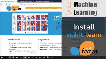 การติดตั้ง scikit-learn สำหรับทำ Machine Learning ด้วย Python