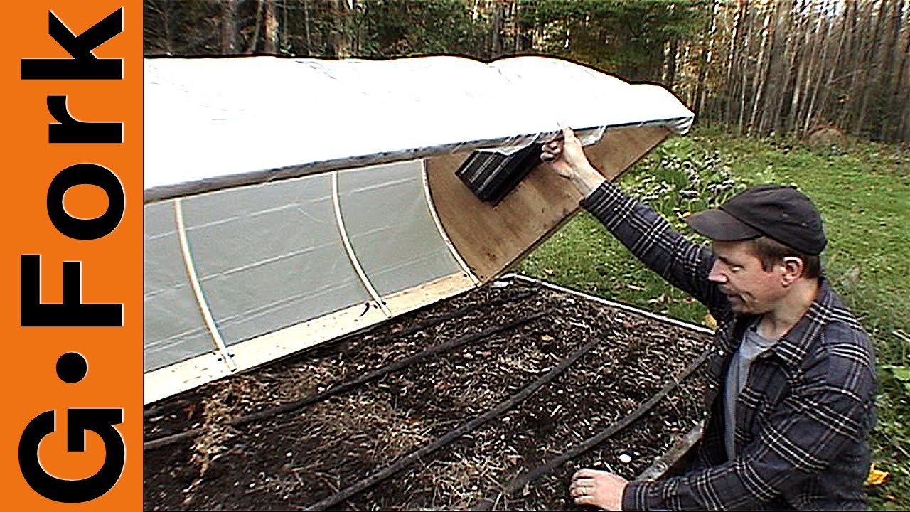 Mini Greenhouse Hoop House 1 (Updated) GardenFork YouTube