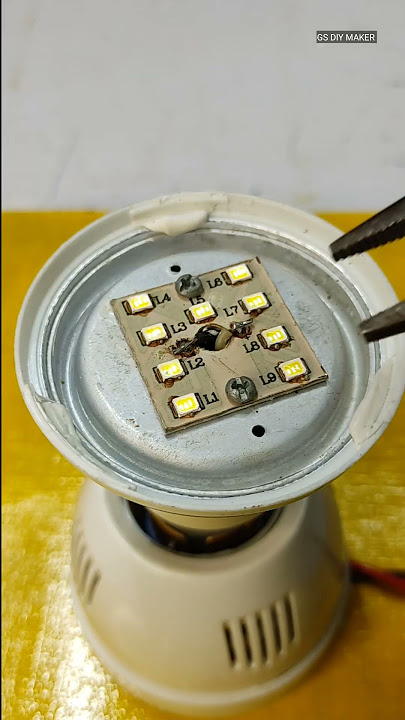 How To Repair Old LED Bulb #gsdiymaker #repair #shorts