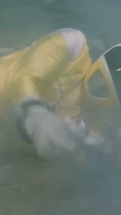 Damaged and dirty after the explosion #megayellow #yellowranger #megaranger #ryona