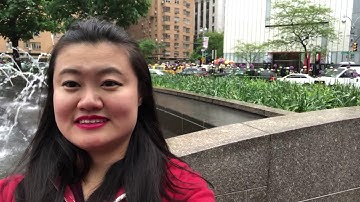 Ruth using Babblelabs Clear Cloud at Columbus Circle