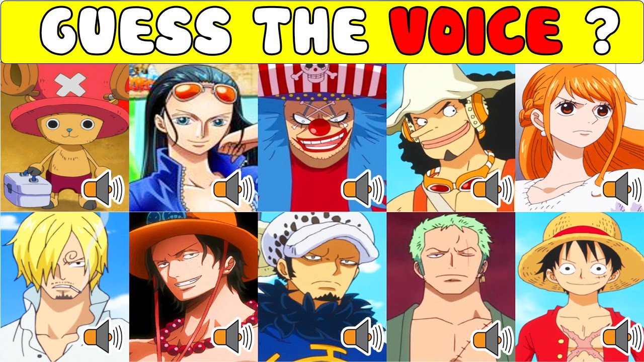 One Piece Voice Quiz 🔊 Guess the voice of One Piece Characters