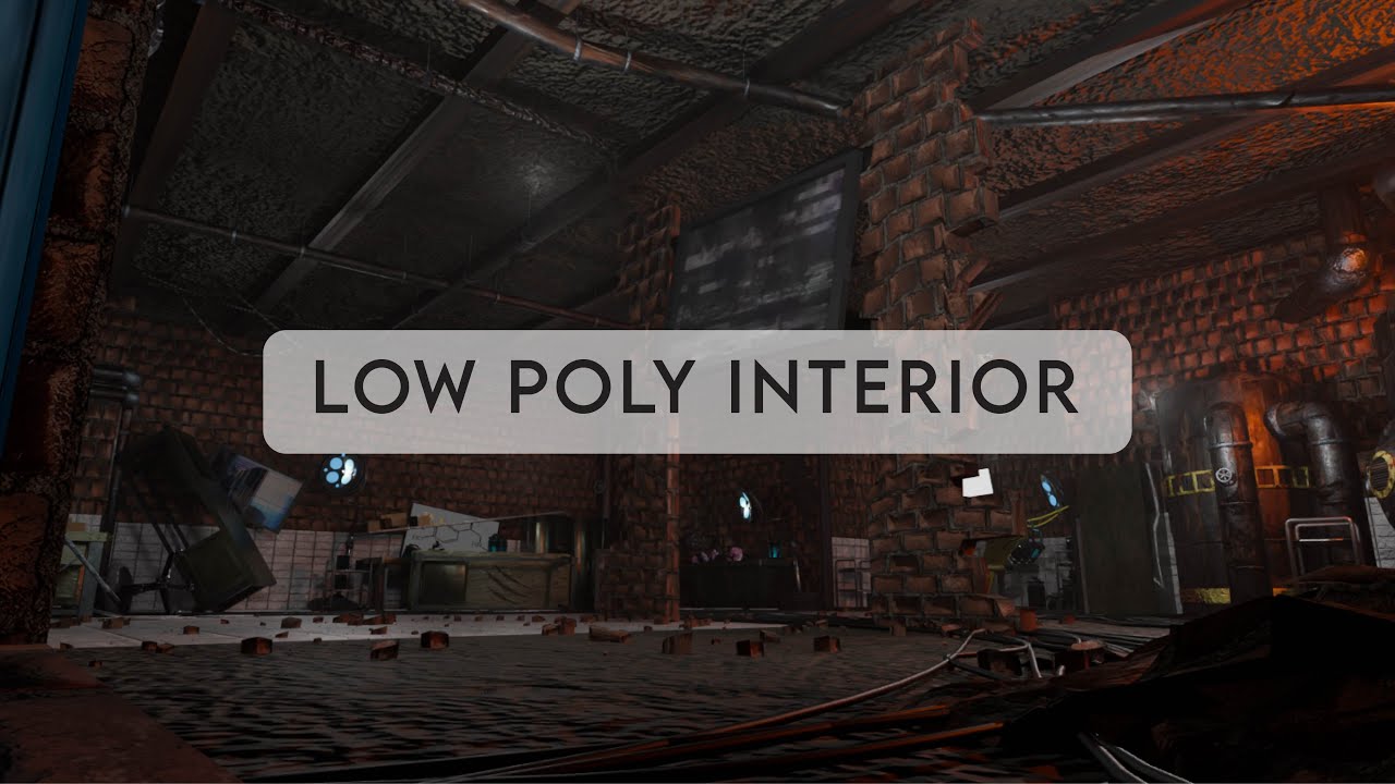 High Poly Interior Environment - YouTube