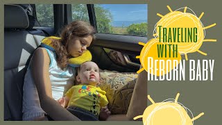 НА МАШИНЕ с РЕБОРНОМ! История МОЕГО ПЕРЕЕЗДА! TRAVELING with REBORN BABY by car