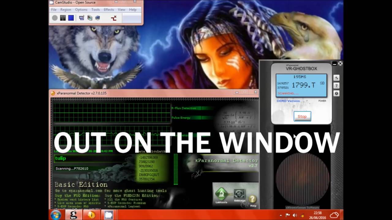 Really Great Session Using The Xparanormal Detector and Xparanormal VR- Ghost Box Apps.
