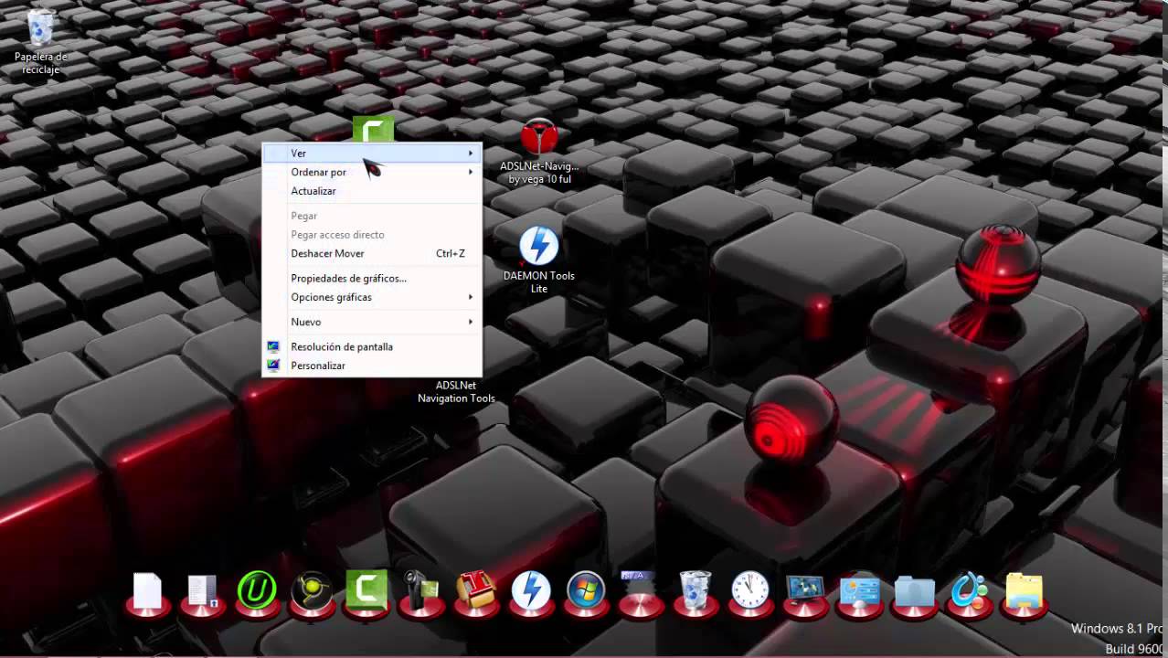 COMO QUITAR LOS ICONOS DEL ESCRITORIO SIN ELIMINARLOS Sin Programas