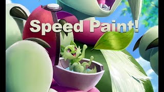 Sprigatito (Fan Art Speedpainting time-lapse)