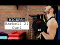 Biceps Barbell 21 Curl