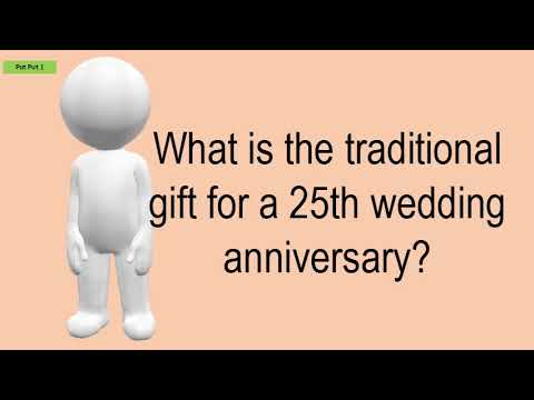 Video: How To Choose A Gift For A Silver Wedding