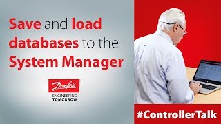 How to save and load databases to the System Manager | Technical support for supermarket controls