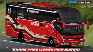 SHARE LIVERY BUS AGRAMAS MOD SR2 XHD KP PROJECTS MAX. Bussid screenshot 1