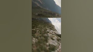 surfing on the mountain with an fpv drone  #fpvdrone #fpv #drone #dji #mountainsurfing