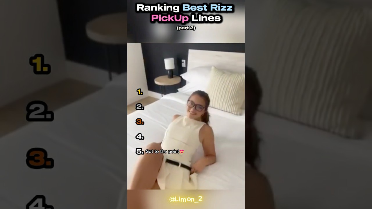 Ranking The Funniest Pickup Lines Ever