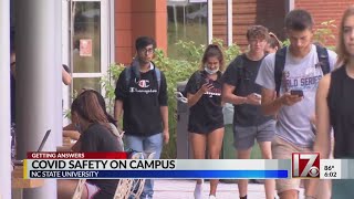 NC State starts classes amid COVID-19 resurgence; 57% of students vaccinated
