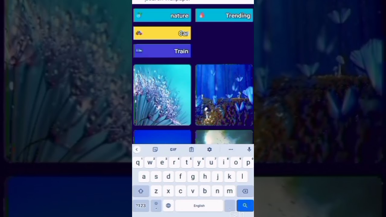 wallpaper app demo using Android studio | Free Source code. #shorts.